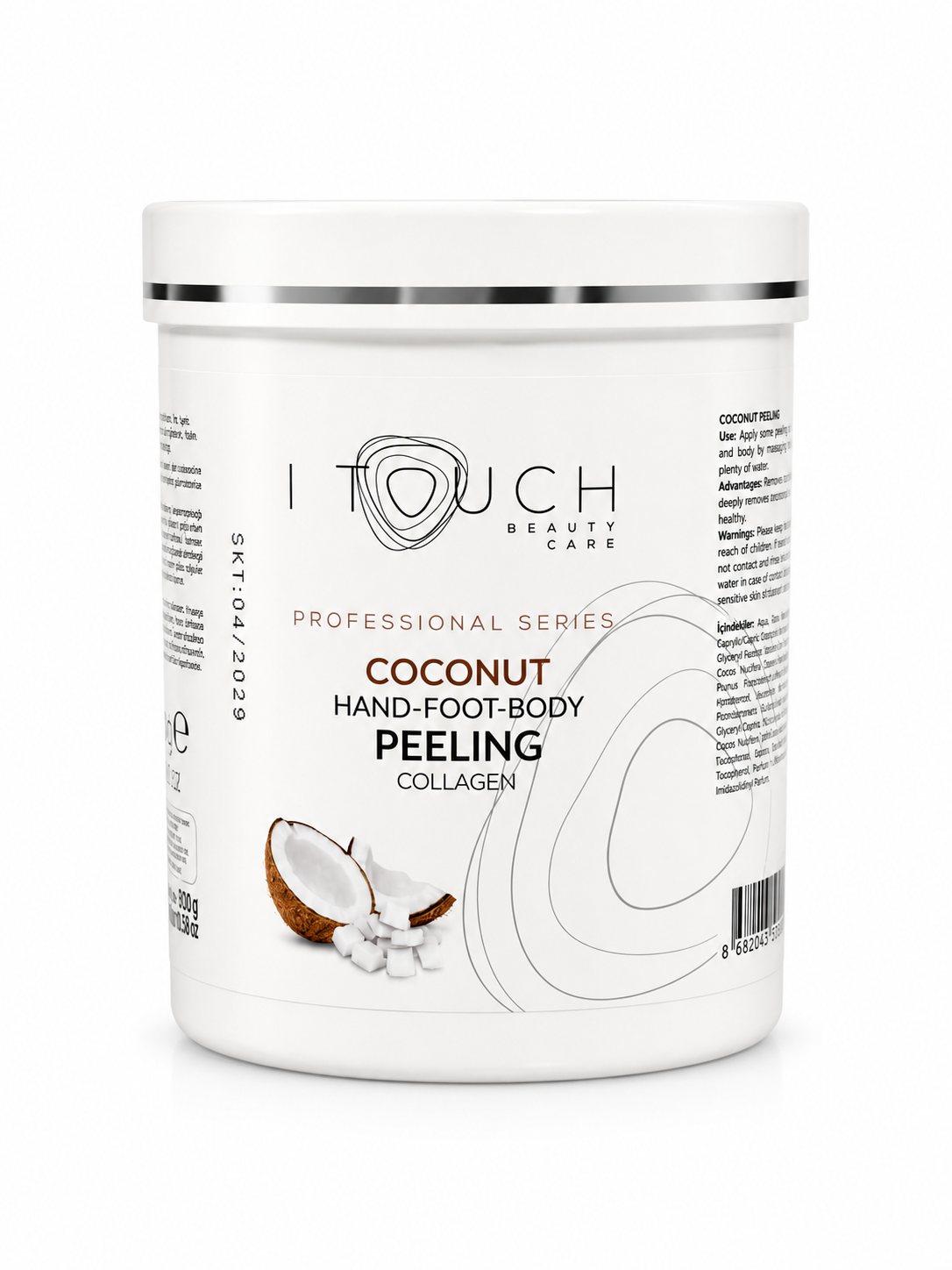 I TOUCH HİNDİSTAN CEVİZİ TUZ SCRUB 1 KG