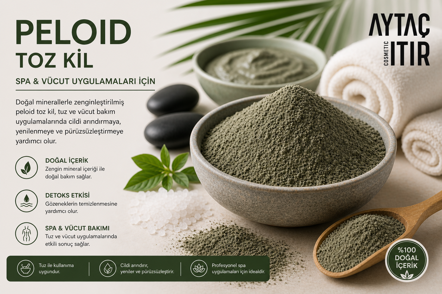PELOID TOZ KİL 10 KG